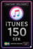 iTunes Gift Card 150 SEK SE