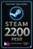 Steam Wallet Code 2200 Peso PH