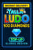 Yalla Ludo - USD 100 Demantar (Aukning)