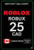 Roblox 25 CAD Game Card (CA)