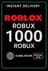 Roblox Gift Cards - 1000 Robux (Global)