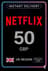 Netflix Gift Card 50 GBP UK