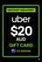 Uber poklon kartica - 20 AUD