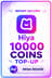 Hiya - 10000 Coins Top-Up (MENA)
