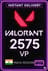 Valorant 2575 Points Gift Card (India)