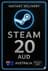 Steam Wallet коды AUD20