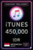 iTunesギフトカード インドネシア - 450,000 IDR