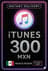 iTunes Gift Card 300 MXN MX
