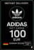 Adidas Gift Card 100 EUR DE