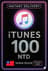 Kartu Hadiah iTunes Taiwan - 100 NTD (TW)