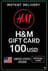 H&M Ajándékkártyák - 100$
