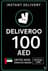 Deliveroo Ajándékkártya 100 AED