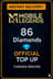 Mobile Legends - 86 Diamonds Top-Up (Canada)
