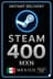 Steam Wallet 400 MXN - Mexico