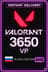 Valorant 3650 VP ( Russia Server )