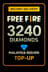 Recarga de 3240 Diamantes de Free Fire (Malasia)
