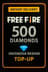 Doładowanie 500 diamentów Free Fire (Indonezja)