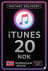 iTunes Gift Card 20 NOK NO