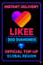 Likee 500 Diamanter Top-Up (Global)