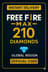 Free Fire MAX 210 dimanti