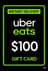 Κάρτα Δώρου Uber Eats - 100$