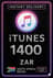 iTunes Gift Card 1400 ZAR ZA