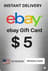 eBay Cadeaukaart US $5