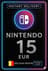 Nintendo eShop Card - 15€ (Belgium)