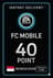 FC Mobile 40 Pont Ajándékkártya - Indonézia