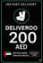Deliveroo Ajándékkártya 200 AED