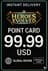 Heroes Evolved 99.99 USD Point Card (Global)