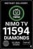 Nimo TV 11594 Diamonds (Top-Up)