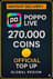 Poppo Live - 270000 Koin (Isi Ulang)