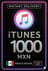 iTunes Gift Card 1000 MXN MX