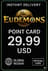 Eudemons Point Card 29,99 USD