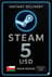 Steam Wallet Code - 5 USD (Oman)