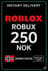 Roblox 250 NOK Game Card (NO)