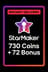 StarMaker 730コイン + 72ボーナストップアップ