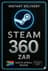 Steam Wallet Code 360 ZAR - South Africa