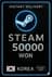 Steam Wallet Code Korea 50000 WON