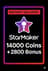 StarMaker 14000 Coins + 2800 Bonus Top Up