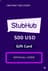 StubHub Ajándékutalványok - 500$