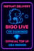 Bigo Live - 151 Diamonds (Top-Up) (US)