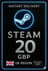 Steam Wallet Code 20 GBP