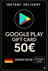 Google Play Gift Card - Germany 50 € DE