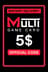 Մուլտի խաղի քարտ 5$
