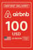 Подаръчна карта на Airbnb - 100$