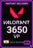 Valorant 3650 Points (India)