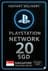 PSN kort 20 SGD SG