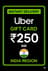 Uber Gift Card - 250 INR